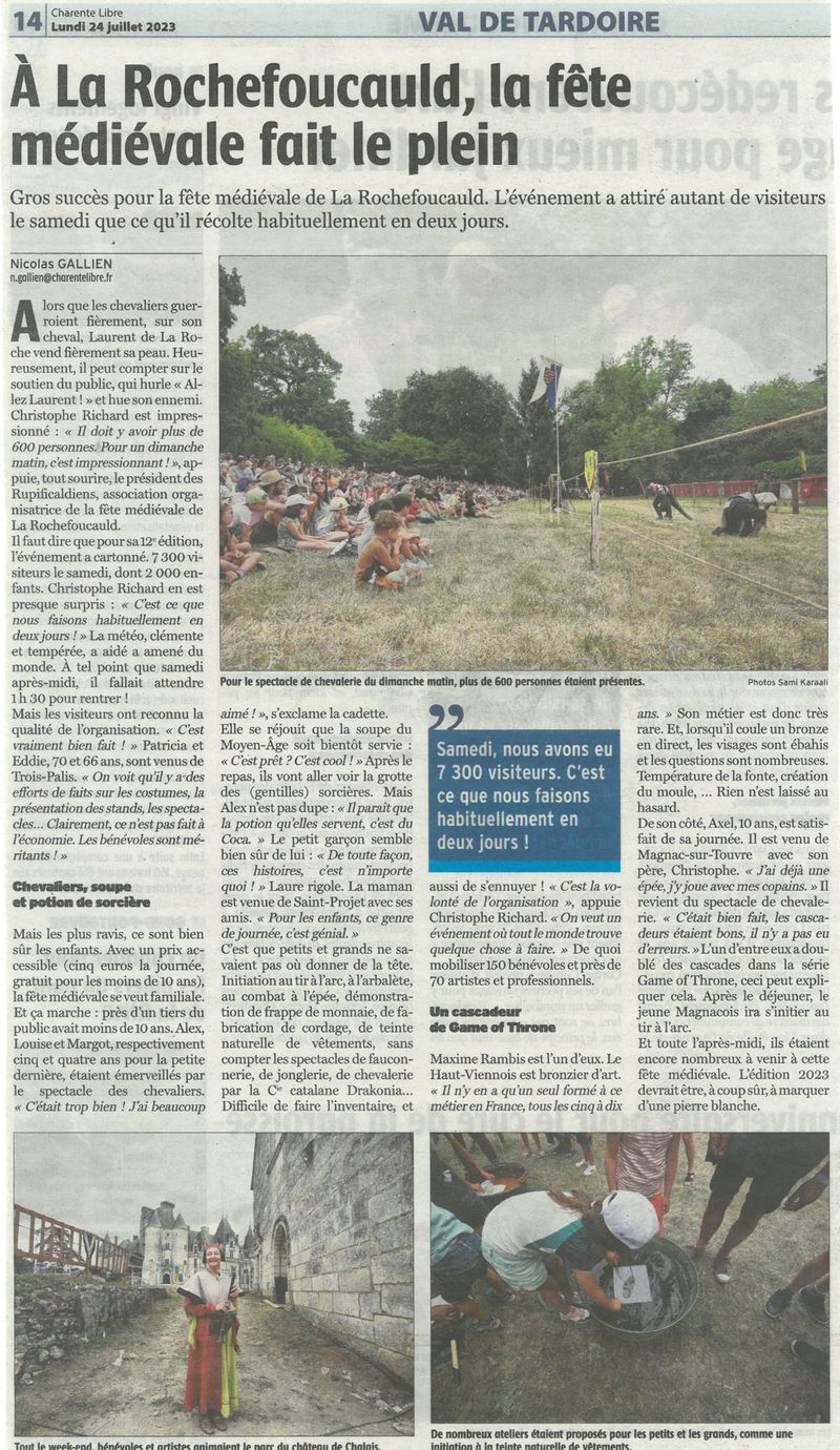 charente libre 24 juillet 2023 page 0001