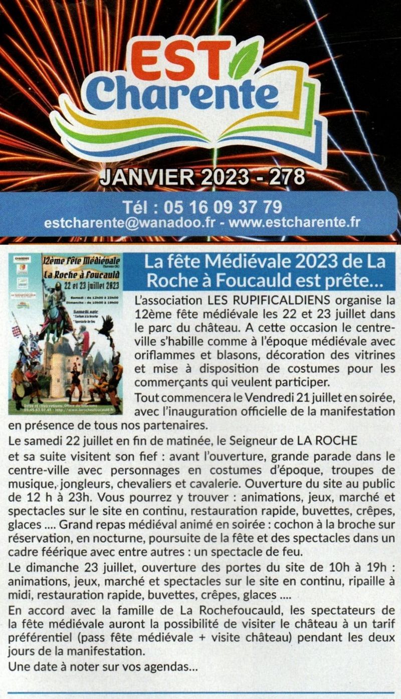 est charente janvier 2023